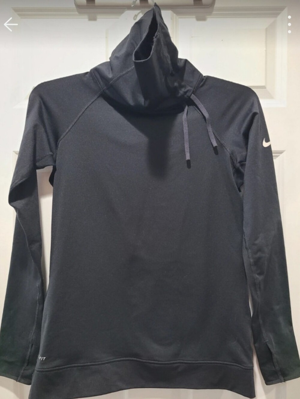 Nike Pro Dri Fit Thermal training shirt Black Sz Large